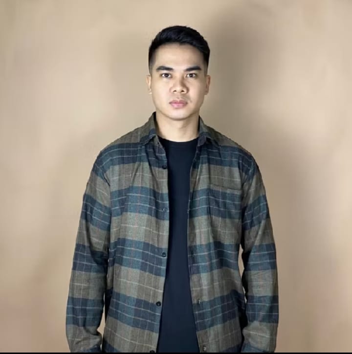 FLANEL COKLAT SIZE  Fit to L